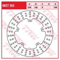 Brake Disc TRW Rigid MST392 ( MST392 )