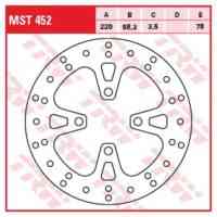 Brake Disc TRW Lucas Rigid MST452 ( MST452 )