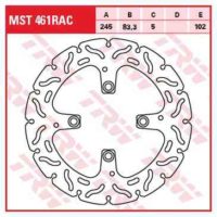 Brake Disc Rigid RAC TRW MST461RAC ( MST461RAC )