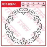 Brake Disc RAC TRW Rigid MST465RAC ( MST465RAC )