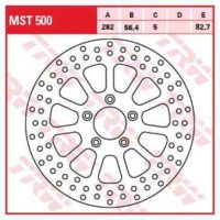 Brake Disc TRW Lucas Front Rigid MST500 ( MST500 )