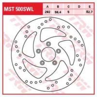 TRW Rigid Star Brake Disc Left HAnd MST500SWL ( MST500SWL )