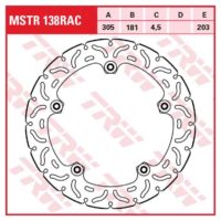 Brake Disc TRW Racing Riveted Bobbins MSTR138RAC ( MSTR138RAC )