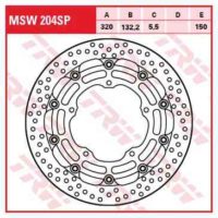 Brake Disc Floating SP TRW MSW204SP ( MSW204SP )