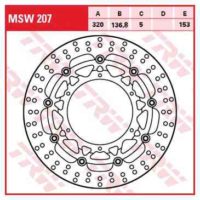 Brake Disc Floating TRW MSW207 ( MSW207 )