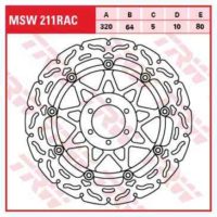 Brake Disc RAC TRW Floating MSW211RAC ( MSW211RAC )