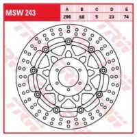 Brake Disc TRW Floating MSW243 ( MSW243 )