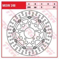 Brake Disc Rigid TRW MSW248 ( MSW248 )