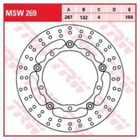 Brake Disc Rigid TRW MSW269 ( MSW269 )