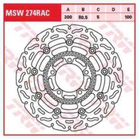 Brake Disc Floating RAC TRW MSW274RAC ( MSW274RAC )