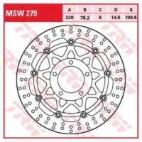 Brake Disc TRW MSW279 ( MSW279 )
