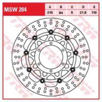 Brake Disc TRW Floating MSW284 ( MSW284 )