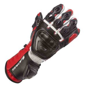 Spada Leather Gloves Curve Red
