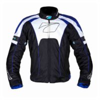 Spada Textile Jacket Burnout Blk/Blue/White