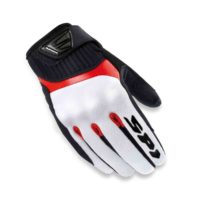 Spidi G-Flash Textile Gloves-Black/Red [PK-3]-Special Order