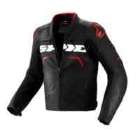 Spidi Evo Rider Leather Jacket-Black/Red