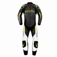 Spidi Supersport Wind Pro Leather Suit-Black/White/Yel