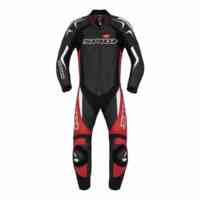 Spidi Super Sport Wind CE Suit Blk Red Wht