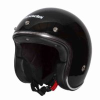 Spada Helmet Open Face Classic Plain Gloss Black