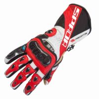 Spada Leather Gloves Predator II Black/Red
