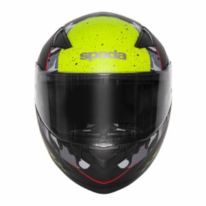 Spada Helmet Raiden Camo Yellow Full Face Helmet