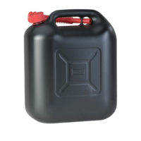 FUEL CONTAINER JERRY CAN 20L Black With CHILDPROOF TOP