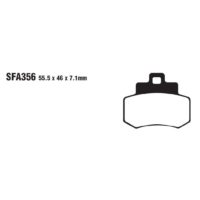 BRAKE PADS SINTERED EBC SFA356HH ( SFA356HH )
