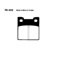 BRAKE PADS STANDARD EBC FA222 ( FA222 )
