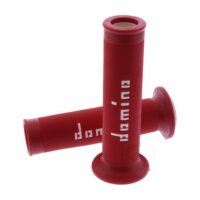 GRIPS A010 RED/WHITE DOMINO DIAMETER 22MM LENGTH 125MM OPEN  A01041C4642B7-0 ( A01041C4642B7-0 )