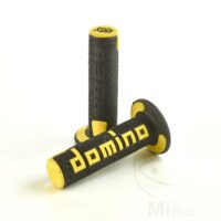 GRIPS A360 BLACK/YELLOW DOMINO DIAMETER 22MM LENGTH 120MM CLOSED  A36041C4047A7-0 ( A36041C4047A7-0 )